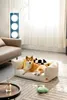 Mewoofun Canapé-lit pour chat pour petits chiens et animaux domestiques, coussin de couchage polyvalent et confortable pour vos amis à quatre pattes, tapis doux lavables 231123