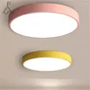 Ceiling Lights Northern Europe Simple Modern Macarone Interior Lamp Warm LED Lamps Children's Room Bedroom Aisle