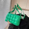 Fashion Crossbody Bag Designer Smitle Square Bag Women Sagrado Bolsa de ombro Plaid Single Pu Leather Luxury Brand Brand Bags Wholesale