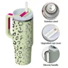 New New 40oz Reusable Vacuum Quencher Tumbler With Straw Leak Resistant Lid Insulated Cup Maintains Heat Cold And Ice