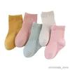 Kinder Socken 5 Paare/los Baumwolle Kinder Socken Baby Mädchen Jungen Socke Nette Floral Strberry Muster Für Kinder R231204