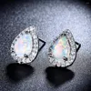 Stud Earrings Trendy Charming Mystic Opal Beautiful For Women Prom Gifts