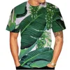 Männer T Shirts Hawaiian Blume Floral 3D Druck T-shirt Mode Streetwear Männer Frau Oansatz Sommer Übergroßen Harajuku Tees Kinder tops