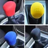 Kurtki wyścigowe 2PCS Universal Manual Car Hand Hamule Hamule Hamule Silikonowe przewód pokrywka pokrywka kołnierzy ręcznego uchwytu czerwony