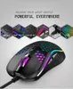 Mice USB Wired Mouse 7200DPI Adjustable 6 Buttons Optical Professional Gamer Office Computer Accessories for PC Laptop 231123
