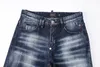 PLEIN BEAR Jeans para hombre Moda clásica PP Hombre PANTALONES DE DENIM ROCK STAR FIT Diseño casual para hombre Jeans rasgados Pantalones ajustados de motociclista desgastados 15707