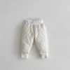 Pantaloni Autunno Inverno Ragazzo Bambino Cartone animato Pantaloni sportivi a vita alta Ragazza Bambini Stampa lettera Pantaloni casual Bambino Solido Addensare caldo