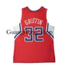 Maglia da basket GH Blake Griffin Clipper Los 2010-2011 Angeles Mitch e Ness Maglie di ritorno al passato Rosso Taglia S-XXXL Raro