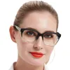 Solglasögon Occi Chiar Reading Glasses Women Optical Gyeglasses Hyperopia Oravized for Designer Reader 1.0 1.5 2 2.5