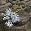 Decoratieve bloemen kunstmatige planten Chinese inkt paarse Europese lotus huizen tuin decoreren