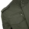 Мужские куртки размера плюс 6XL, куртка-бомбер в стиле милитари, мужская весенне-осенняя повседневная хлопковая куртка-пилот с несколькими карманами, армейское пальто для сафари, грузовая летная одежда