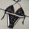 Fashion Bikini designer swim Women Swimsuits bikini set Multicolors Summer Time Beach Bathing suits Wind Swimwear Large #228