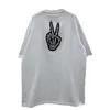 2024 Designer clothing Designer t shirt High Version Correct Classic Dissolved Smiley Face Print Ghost Hand Embroidery Sleeve T-Shirt