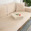 Stol täcker sammet soffa täcker universal pläd plysch icke-halktjockad vardagsrum soffa täcker varm flanell soffa kudde armstöd bakhandduk 231123