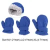 Gants sans doigts pour enfants Gants de bébé chauds et épais en peluche de coton pour l'hiver et mitaines en velours pour enfants Gants complets en molleton de corail pour enfants de 1 à 7 ans Gants pour enfants 231124