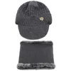 Moda Maschere per il viso Ghetta per il collo AETRUE Cappello invernale Skullies Berretti Cappelli Berretti invernali per uomo Donna Sciarpa di lana Berretti Passamontagna Maschera Gorras Cofano Cappello lavorato a maglia 231124