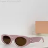 New fashion design oval shape cat eye sunglasses 11WS acetate plank frame simple and popular style versatile UV400 protection glasses MCDG