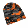 Basker orange militär kamouflage kepsar armé camo goth street skallies mössa hatt vår varm termisk elastisk motorhuven stickning hattar