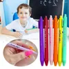 Homework Retractable Ink Writing Pen Gel Colorful Girl Power Pens Office Ballpoint Signature