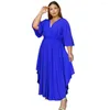 Robes de taille plus 4xl robe maxi femmes