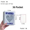 Andere Heimdekoration 64 Taschen Mini-Po-Album Herz Transparenter Pocard-Halter Aufbewahrung Sammelbuch Namenskarte von Drop Delivery Garden Dh4Dj