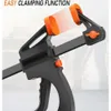 أكياس تخزين جديدة 4 بوصة عمل مشبك مشبك F -Clamp Gadget Tool Ratchet READER DIY Hand Hand Speed ​​Carpentry Tool Tool Gadget
