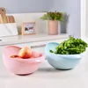 New Food Grade Plastic Rice Beans Peas Washing Filter Strainer Basket Sieve Drainer Cleaning Gadget Kitchen Accessories