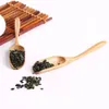 Colheres de chá de madeira de bambu natural para escavar temperos em pó, açúcar, mel, café, colher de chá