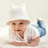 2022 NYA Autumn Baby Sun Children Outdoor Rabbit Ear Caps Boy Girl Panama Unisex Beach Buny S Bunny Hat P230424