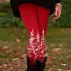 Frauen Leggings Hosen Casual Komfort Grafik Yoga Lange Isolierte Strumpfhosen Gebürstet Winter Pantalones De Mujer