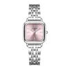 Montres-bracelets Square Internet Celebrity Watch Femme Étudiante Style Inset Version coréenne Tempérament minimaliste Niche Design Quartz