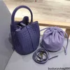 レディースデザイナーバッグBottegvveneta Totes Bags Leather Woven Handbags Hand -Woven ungine Leather Womens Bag 2023 New Fashion Bucket Cabbage Basket Tote Bag Hbrb