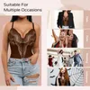 Mulheres Shapers Shapewear Bodysuits Fajas Colombianas Mulheres Lace Barriga Controle Thong Body Shaper V Neck Backless Tank Tops Slimming