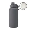 2 أغطية رياضة الفولاذ المقاوم للصدأ زجاجات المياه واسعة الفم فراغ معزول معزول تسرب دليل على BPA خالية