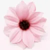 Flores decorativas 30 piezas 6 cm Gerbera flor artificial decoración de fiesta en casa accesorios de álbum de recortes corona DIY cabeza artesanal falsa