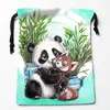 Aufbewahrungstaschen Arrilval Panda Drawstring Individuell bedruckte Empfangstasche Kompressionstyp Größe 18 22cm