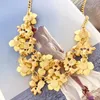 Halsband im modischen Stil, übertriebene pastorale Farbe, reiche Blume, dreidimensionale Sprühfarbe mit eingelegter Halskette