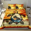 Sängkläder sätter 3D -tryck Hawaii Floral Polynesian Home Textiles Children Quilt Cover Polyester Set Luxury Three -Piece Pudow Case -1