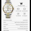 Andere Uhren OLEVS Automatikuhr für Herren, Woche, Datumsanzeige, wasserdicht, Edelstahl, Luxus-Business-Armbanduhr, echtes Original, 231123