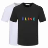 Designer-Herren-T-Shirts, modisch, reine Baumwolle, atmungsaktiv, runder Slim-Fit-Ausschnitt, kurzärmelige Oberteile, luxuriöse Kleidung für Männer, Freizeitkleidung, Streetwear-T-Shirts