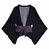 Camicette da donna Autunno Inverno Camicetta di velluto nero per le donne Manica a pipistrello Elegante top femminile Corsetto con cintura con scollo a V profondo nel 2023