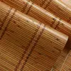 Papéis de parede bambu esteira palha trança papel de parede estilo japonês tatami tv fundo