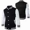 Herrjackor Fashion Slim Fit Baseball Coat Personlig Casual Sports Male Jacket Tryckt Stand Up Collar Cardigan Outwear 2023 231124