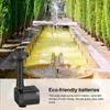 Decorazioni da giardino 1-6 pezzi 5 W Fontana solare Pompa d'acqua alimentata con 6 ugelli per Stagno all'aperto Acquario Serbatoio Bagno per uccelli