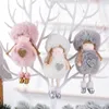 Andra evenemangsfestleveranser Navidad Xmas Tree Pendant Ornament Year Gifts Christmas Angel Dolls Decoration For Home Natal Noel Deco 230422