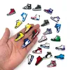 1Pcs Sneakers Croces Charms Jibz Kids Accessories DIY Fit Clogs PVC Cool Basketball Shoe Decorations Buckle Adult Boys X-mas Gifts