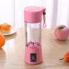 380mL Plender Blender Electric Juicer USB شحن عصير الخلاط المصغر مصنع عصير صانع كأس المنزل معالج الطعام 3177