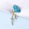 Spille Bellissimo fiore di garofano per le donne Lega smaltata floreale Matrimoni Spilla per feste Regali di compleanno della mamma