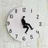 Horloges murales Ministère des promenades idiotes Horloge Minuterie durable pour la décoration de la maison Comédien Décor Nouveauté Montre Funny278d