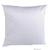 Coussin / Oreiller décoratif 3 tailles Taie d'oreiller à sublimation Impression par transfert de chaleur double face Coussin vierge sans insert Polyeste Dhwd5